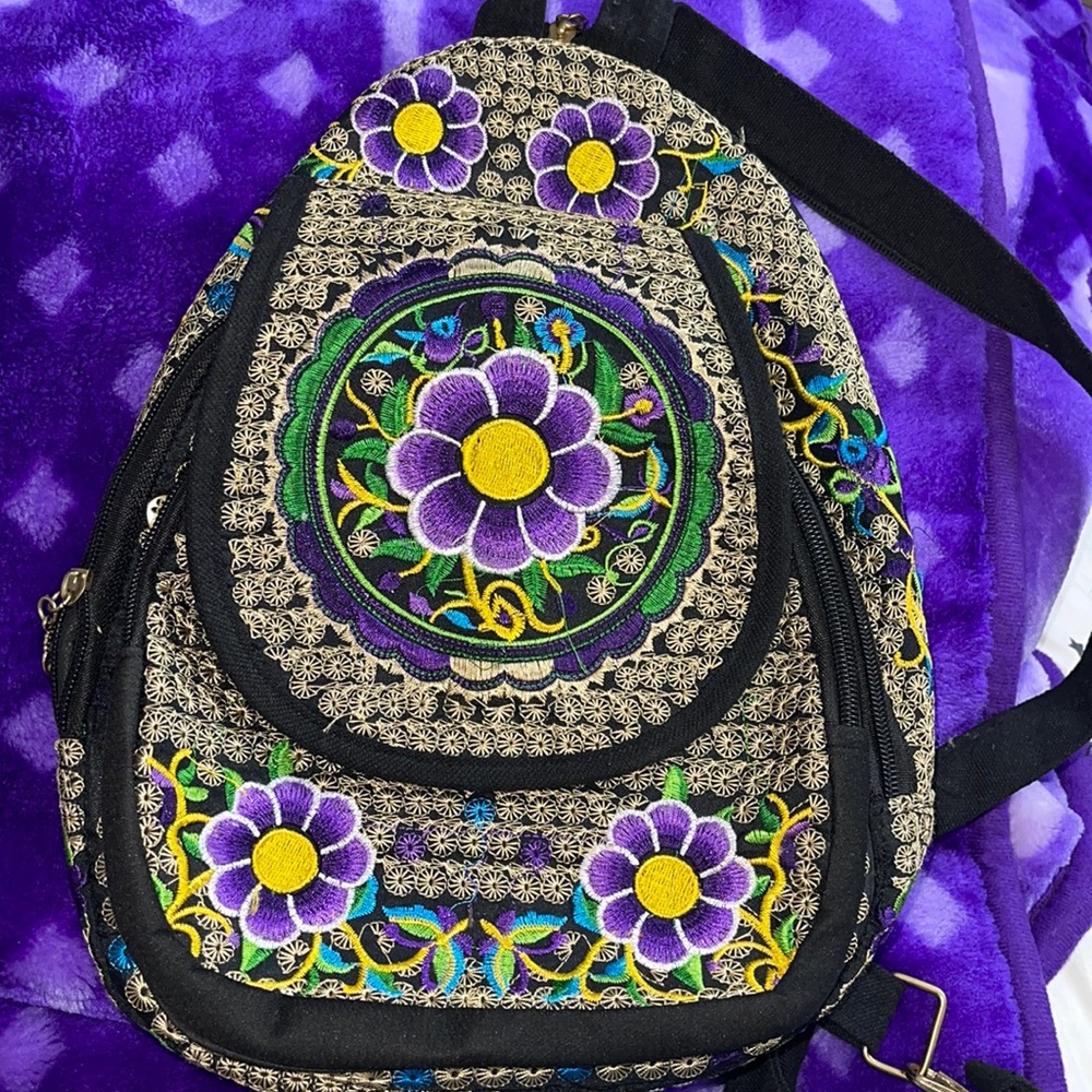 Handmade embroidered bag